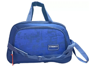 Priority Stud 22" - 2 Wheel Duffle Trolley Bag | Travel Luggage for Men & Women - Blue