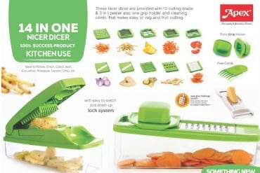 Apex 14 IN One Nicer Dicer - Lock System