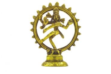 Brass Lord Natraj Idol 4 inches