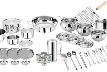 42 Pieces Stainless Steel Cook/Serveware Set