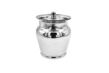 Stainless Steel Lotus Ghee Pot
