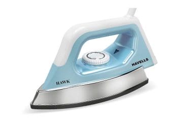 Havells Dry Iron Box Hawk Heavy Weight 1100W Blue - GHGDIBZB110