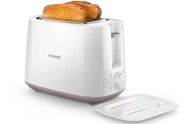 Philips Daily Collection HD2582/00 830W 2-Slice Pop-up Toaster (White)