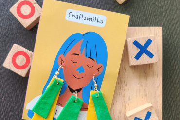 Polymer clay earrings