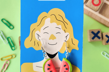 Watermelon Earrings Handmade