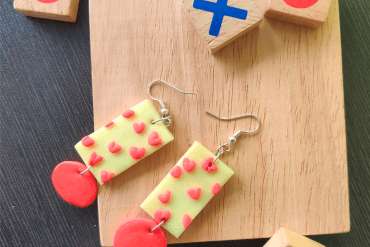Polymer clay earrings