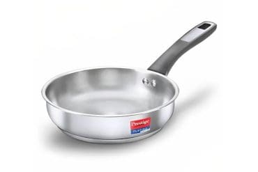 Prestige Platina Popular Stainless Steel Fry Pan, Silver 240mm
