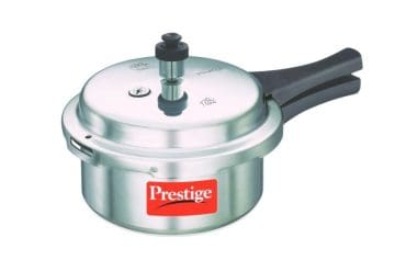 Prestige Popular Virgin Aluminium Precision Weight Valve Pressure Cooker 2 Litres
