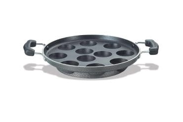 Prestige Omega Select Plus Teflon Coating Residue-free Cooking Round Base Paniyarakkal 12ku (Black)250mm