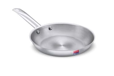 Prestige Tri-ply Splendor Stainless Steel Thick Gauge Fry Pan, (Silver)240mm