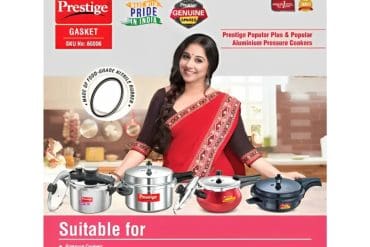 Prestige Popular Junior Pressure Cooker Gasket 4, 5, And 6 Litres