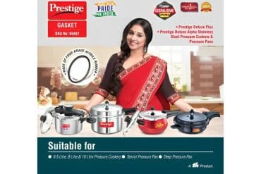 Prestige Stainless Steel Senior Pressure Cooker Gasket (6.5-10ltr deep pan senior pan)