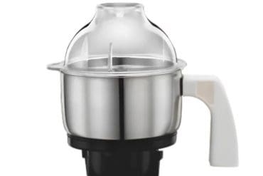 Preethi MGA-504 Stainless Steel Genie Jar for Eco Twin, Plus/Chef Pro and Blue Leaf, 0.5-Liter, Silver