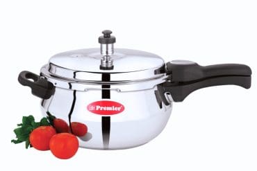 Premier Stainless Steel Induction Bottom Handi Pressure Cooker 3 Litres