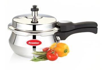 Premier Stainless Steel Induction Bottom Handi Pressure Cooker 1.5 Litres