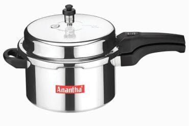 ANANTHA Perfect Non-Induction Base Outer Lid Aluminium Pressure Cooker,4 Litres