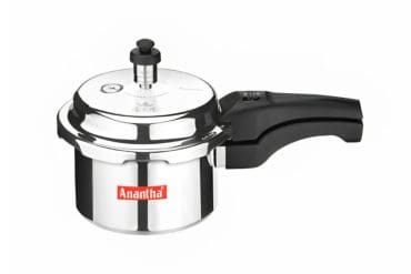 ANANTHA Perfect Non-Induction Base Outer Lid Aluminium Pressure Cooker,1.5 Litres