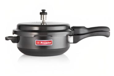 Premier Cucina Trendy Black Induction Bottom Pressure Cooker Pan 4 Litres