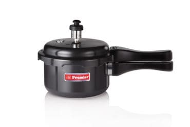 Premier Cucina Trendy Black Induction Bottom Pressure Cooker 1.5 Litres
