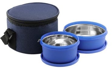 My Bento SS Executive Micro 880Ml Lunch Box Set With Lunch Bag