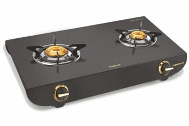 Vidiem Tusker Gold Glass Top Gas Stove 2B