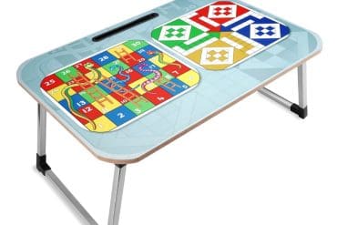 Wooden Study Desk Ludo , Snakes and Ladders Game Printed