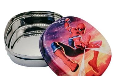 Stainless Steel Spider Man Design Lunch Box 2