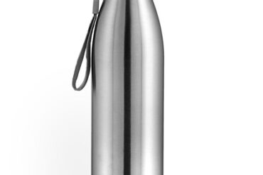 Stainless Steel Slim Water Bottle with Rope -1000ml