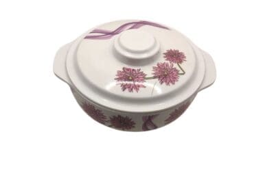 Mel Design dish with lid (Melamine)