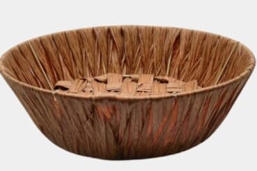 Circle Polyrattan Basket