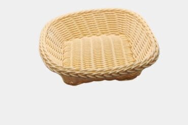 Polyratan  Hospitality Bread Basket Willow Square  Bread Basket