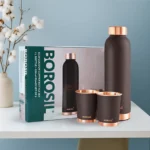 Borosil Copper Water Bottle With 2 Glass(Tumbler) - Image 6