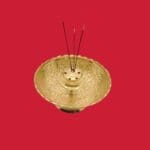Brass Embossed Agarbatti Stand | Incense Sticks Holder
