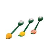 Fruit Shapes Stainless Steel  Kids Spoon and Dinner Fork (set 6 pcs) - Image 4