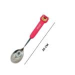 Stainless steel 2 Pc -Cutlery Set -Pink -Piglet Spoon ,Fork (set of one) - Image 3