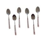 Stainless Steel 6 Pack  Spoon Ceramic Handle - Image 2