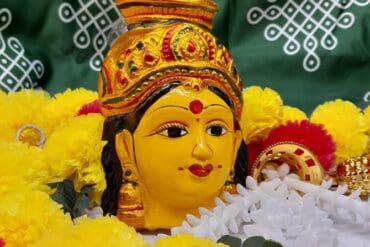 Varalakshmi Amman Face Mask