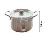 Stainless Steel Rice Strainer Handi With Locks 3.5