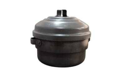 Indolium Black Idli pot (6 holes)Cloth Type