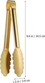 Serving Tongs  Slim Gold