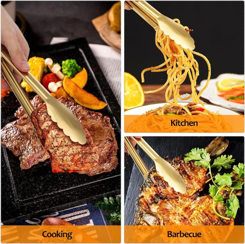 Serving Tongs  Slim Gold - Image 3
