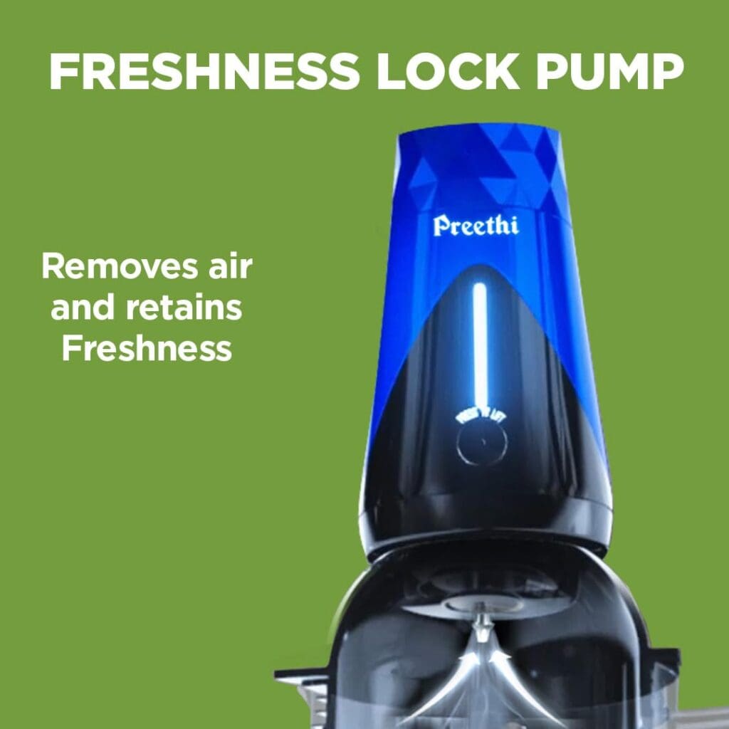 Preethi Eco Fresh Mixer grinder | 750 Watt Mixie | Made fresh, stays fresh | Food Sense Technology| Grinding+ Storage jar | MG-282 - Image 4