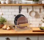 stainless steel kitchen stand (Rolling Pin Board Holder)