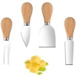 Stainless Steel  4PCs Cheese Knife Set - Image 3