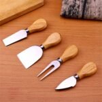 Stainless Steel  4PCs Cheese Knife Set