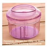 Super Mom Push & Chop Chopper |1000ml Manual Food Processor - Image 6