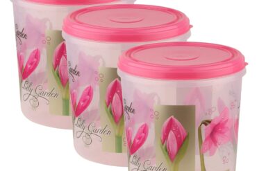 Airtight Plastic Food Grade Container Set for 3-Pieces 5000,7500,10000 Ml