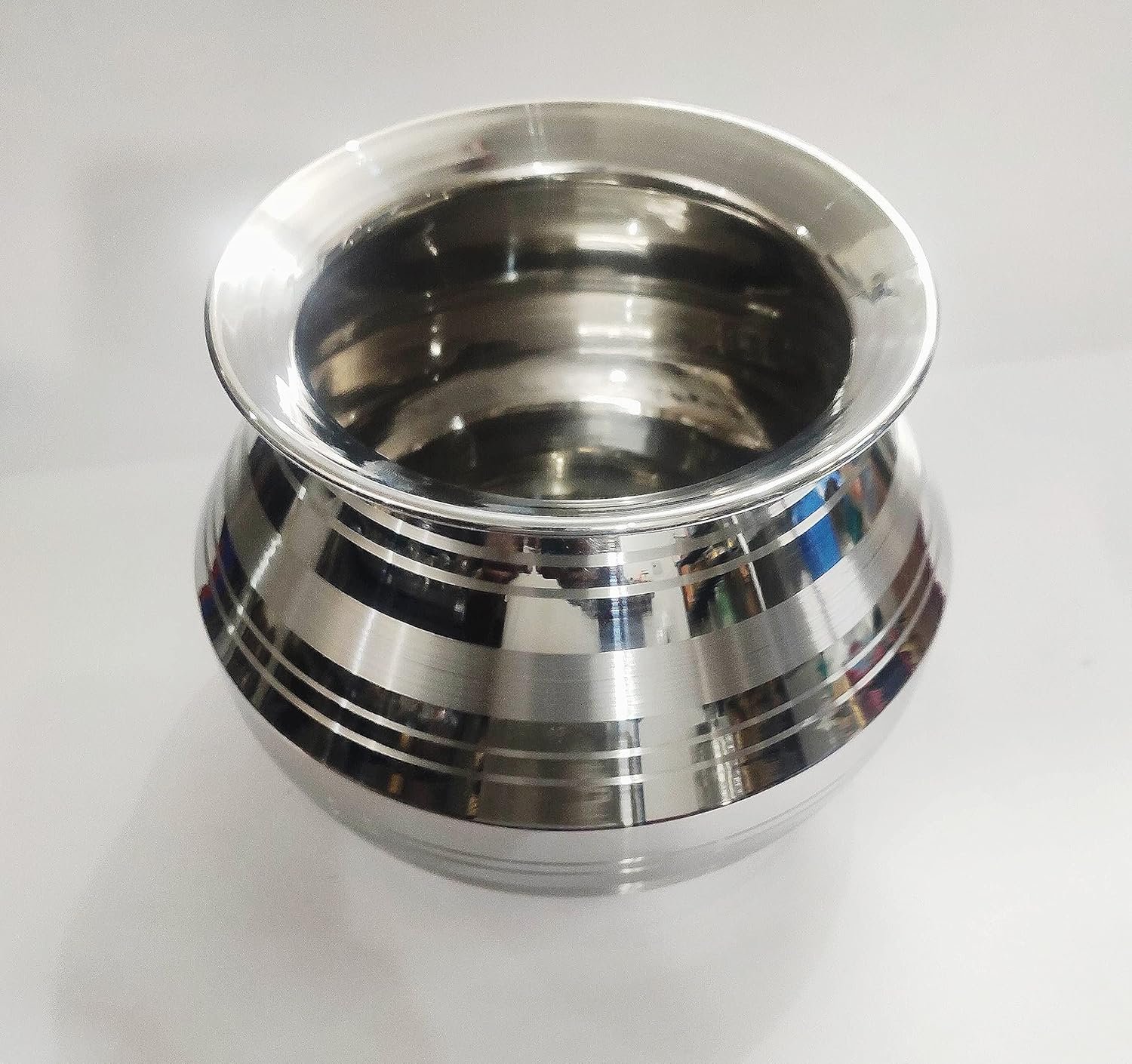 91kRuha2TCL._AC_SL1500_ Stainless Steel - Milk, Rice, Cooking Pot - Small - Image 1