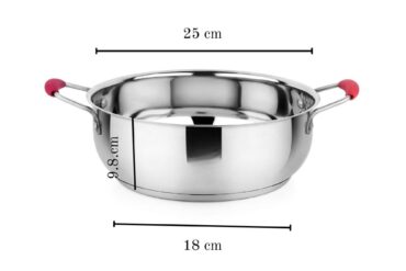 Stainless Steel Induction Base Kadai - No.14