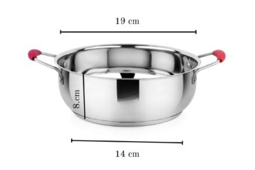 Stainless Steel Induction Base Kadai- No.11